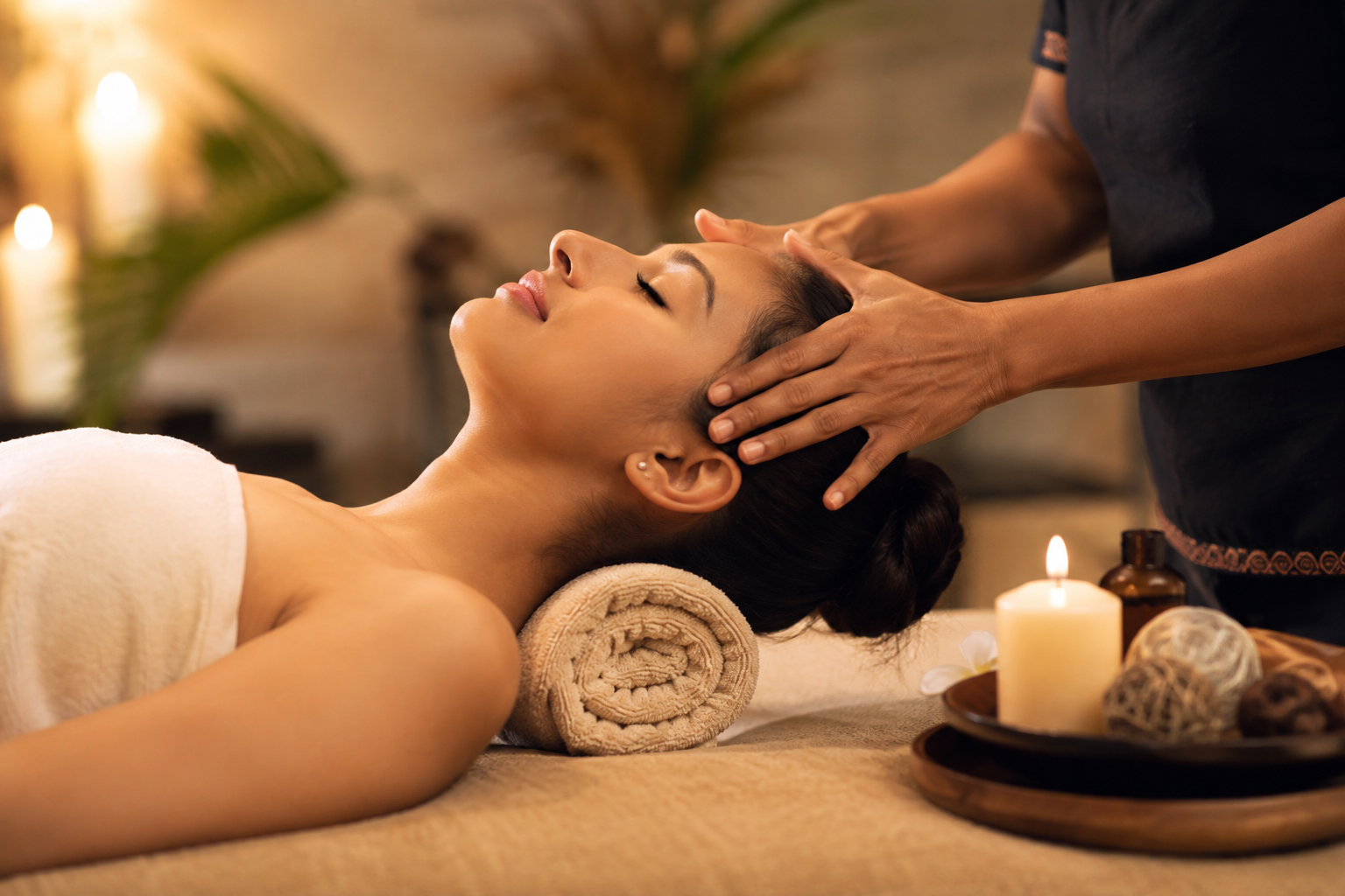 Head and shoulder massage